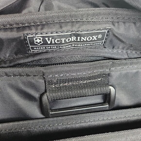 Victorinox Black Nylon Wheeled Laptop Briefcase With Telescopic Handle - Picture 12 of 12